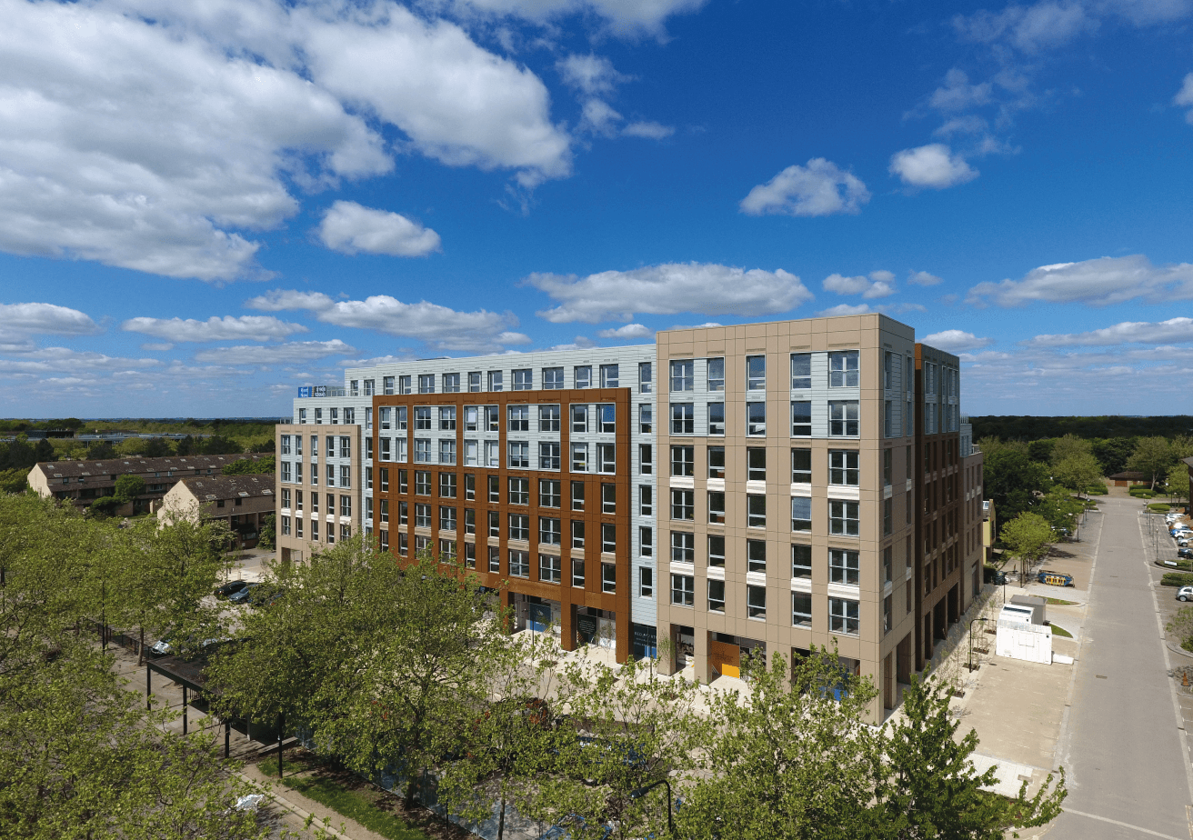 multi family residential apartment block
