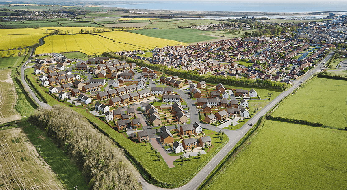 Land led development new home build